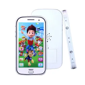 1 Pc Kids Baby Cute Patrol Dog Musical Learning Figures Educational Mobile Phone Toys Flash Intelligent Gifts for Children