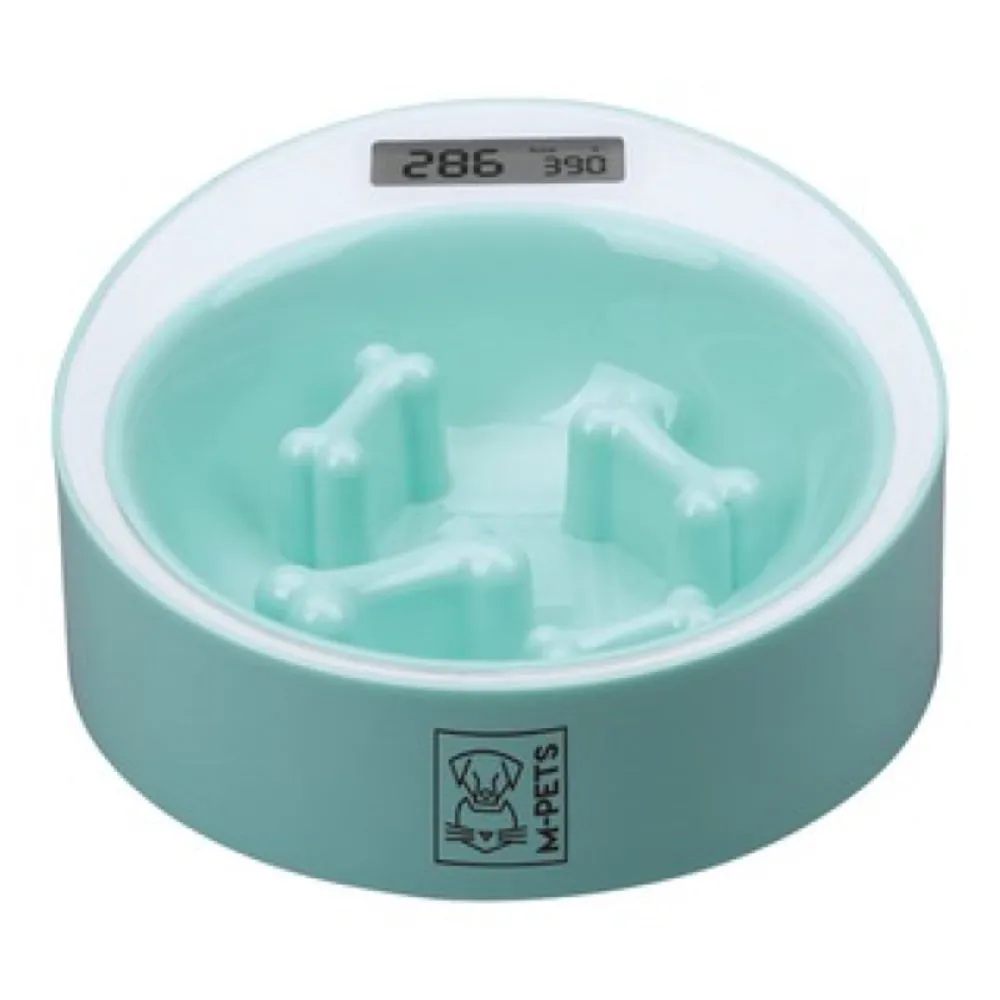 $8 OFF: M-Pets Yumi Slow Feed Smart Dog Bowl (Blue)