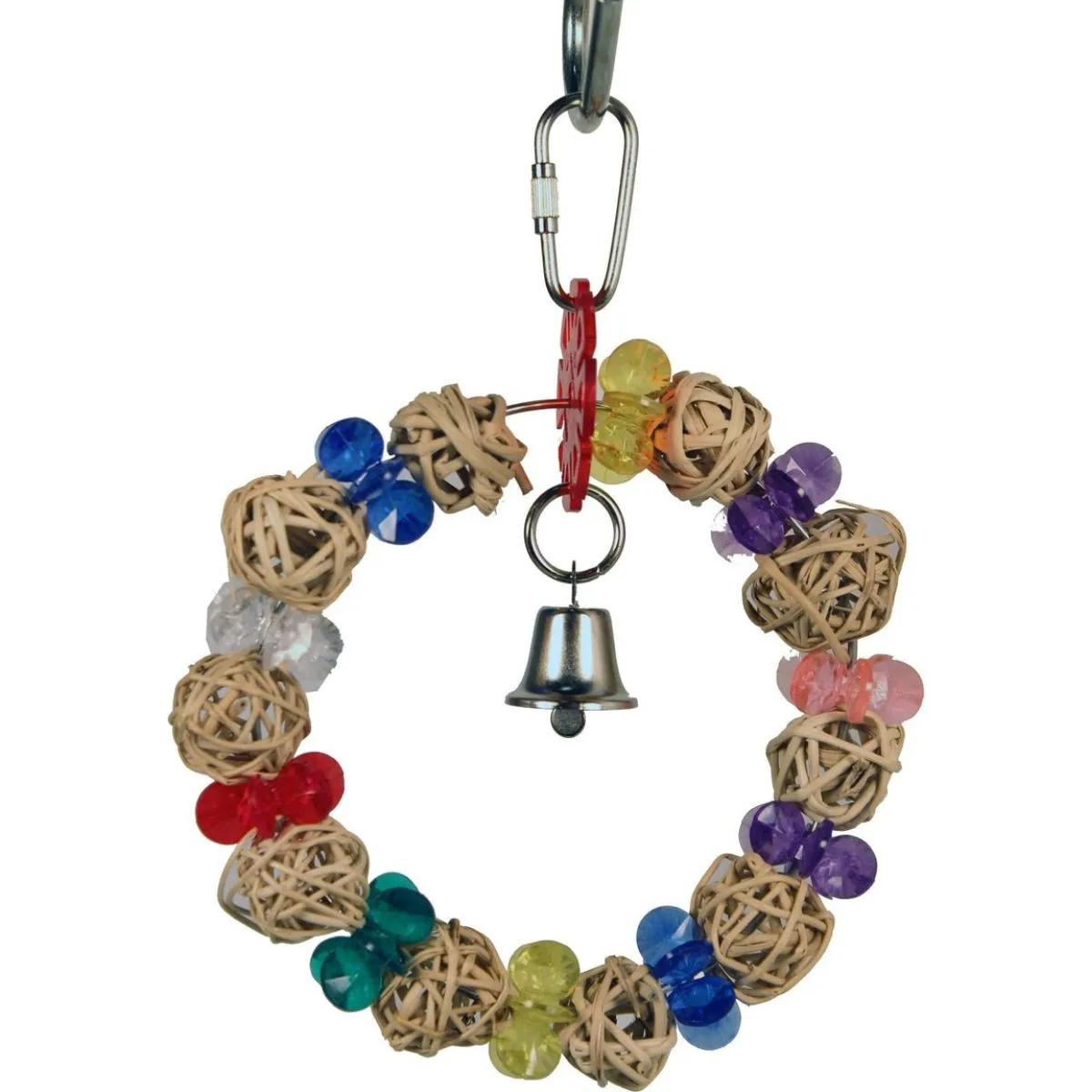 A&E Munch Ball Swing Happy Beaks Bird Toy X-Small
