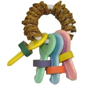AE Cage Company Happy Beaks Beem Keys Bird Toys