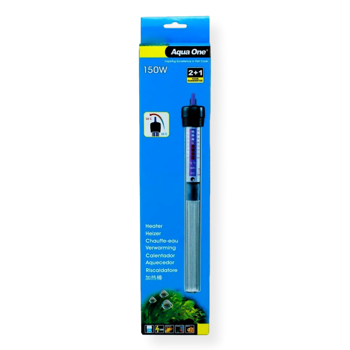 Aqua One Glass Heater 150w