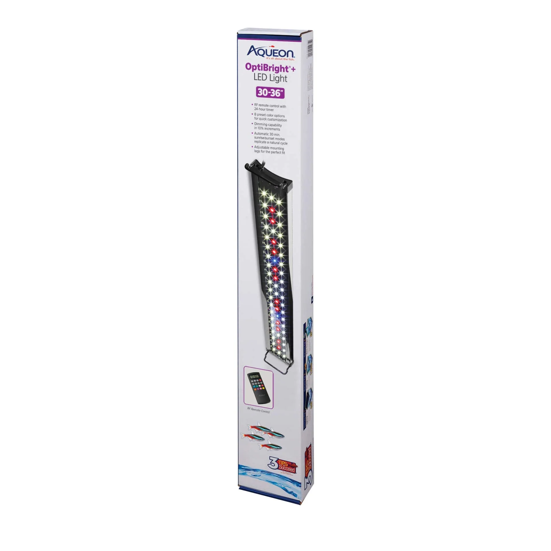 Aqueon LED OptiBright Plus   Light Fixtures - 30-36 in