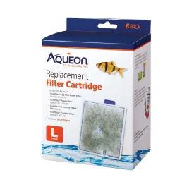 Aqueon Replacement Filter Cartridges - Large - 6 Pack