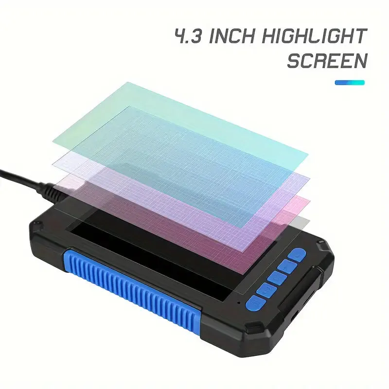 Automotive HD Industrial Endoscope with 4.3" LCD Screen 1.0m Cable