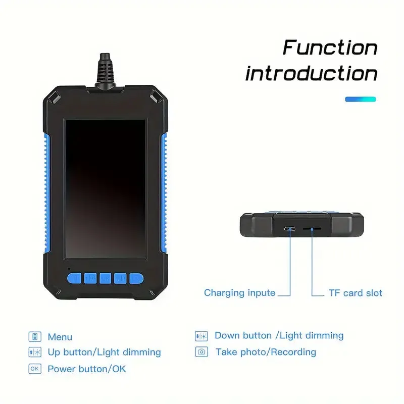 Automotive HD Industrial Endoscope with 4.3" LCD Screen 1.0m Cable