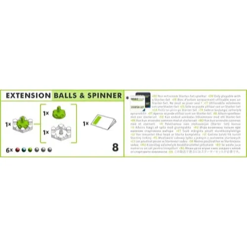 Balls and Spinner - Gravitrax Add-On