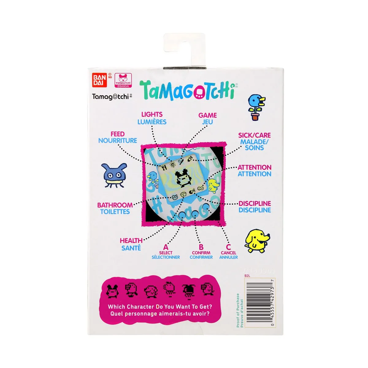 Bandai - The Original Tamagotchi (Gen 2) Pastel Marble Portable Electronic Game (42973)