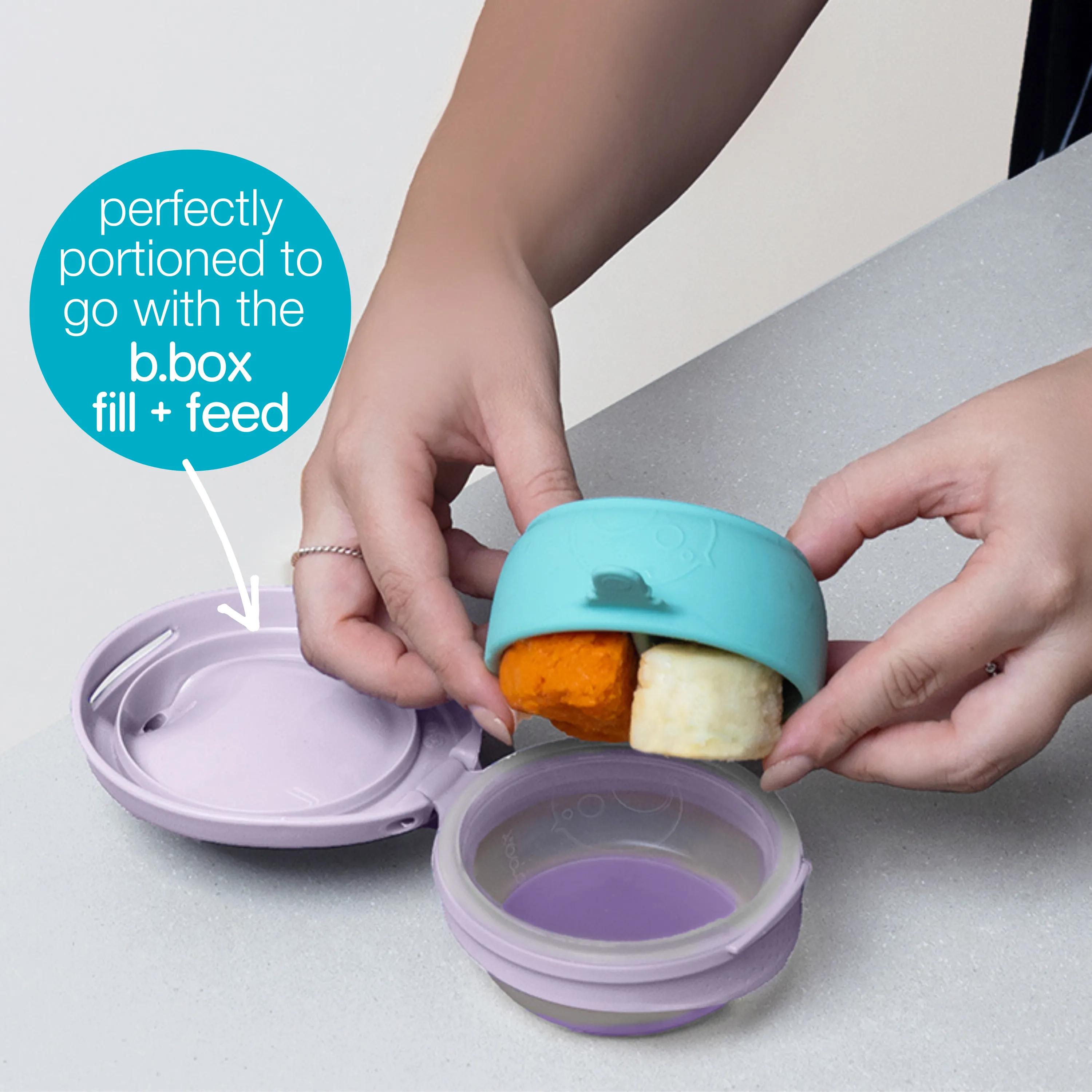 b.box fill   freeze food storage containers - 3 pack