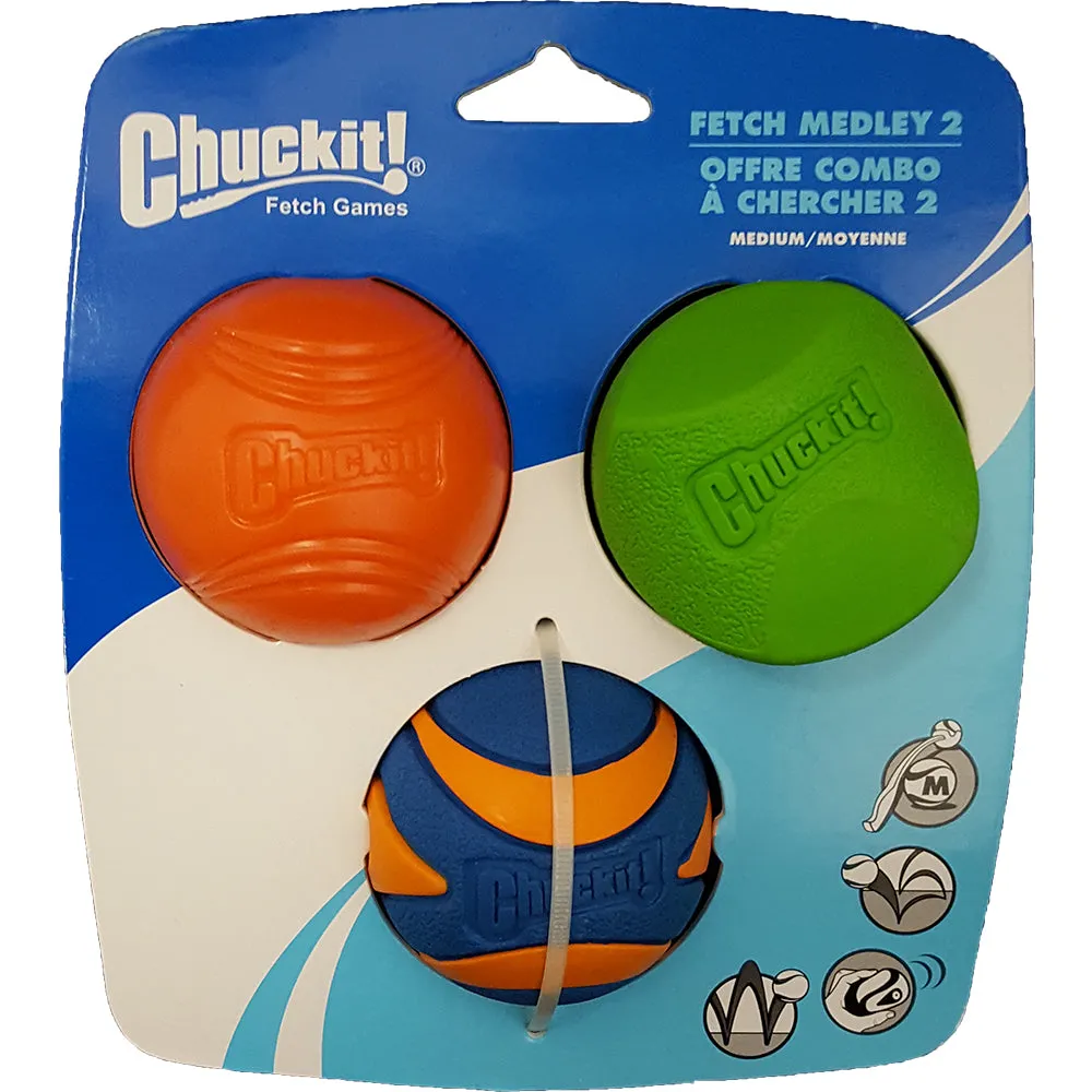 Chuckit!® Fetch Medley Balls 3PK