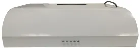 Cyclone - 24 Inch 300 CFM Under Cabinet Range Vent in White - CY917R24W