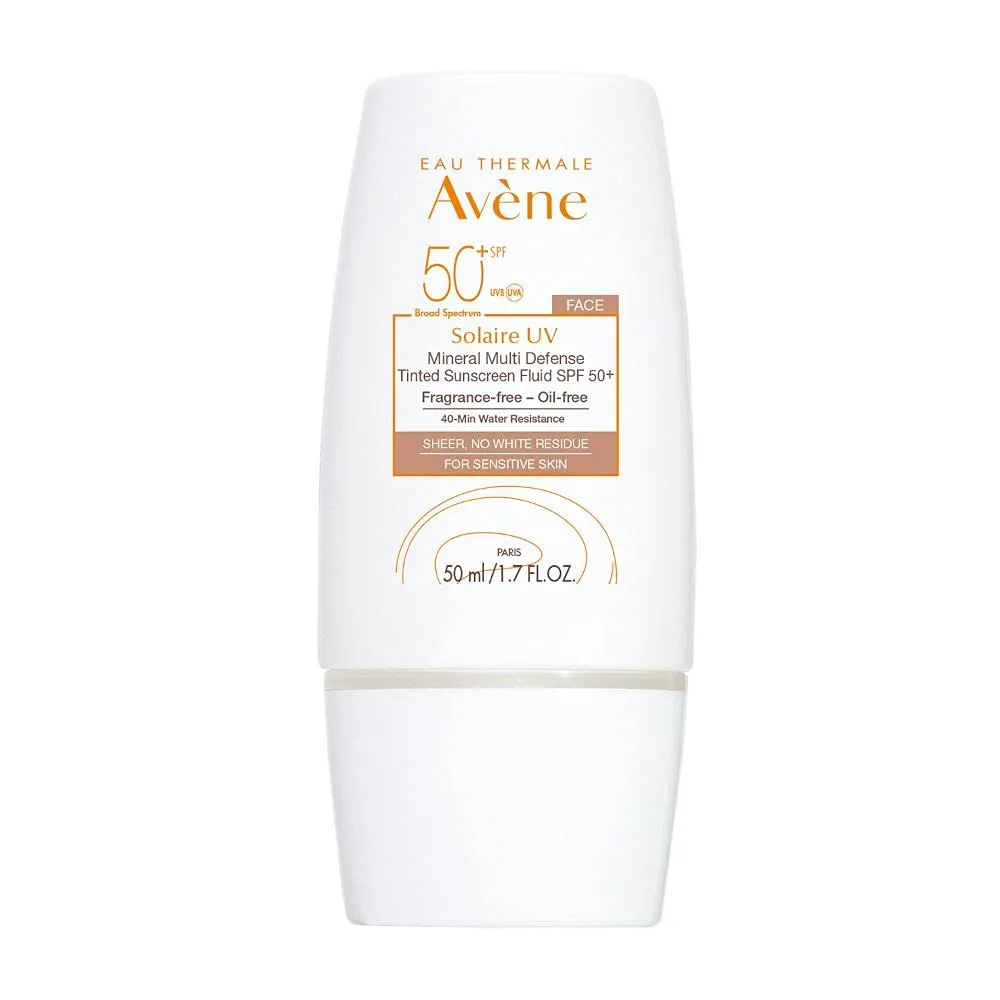 Eau Thermale Avene Solarie UV Mineral Multi-Defense Tinted Sunscreen Fluid
