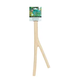 HARI Coffee Wood Branch Perch - Medium - 33-43 cm (12 in x 16 in)
