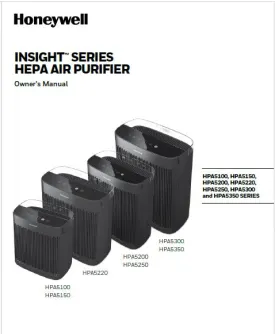 Honeywell Air Purifier User Manual Model-HPA5220