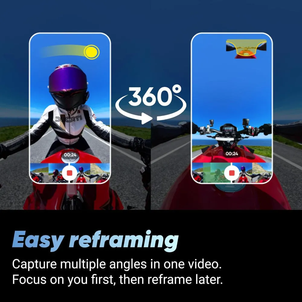 Insta360 X4 Motorcycle Bundle 8K 360-Degree Action Camera Waterproof