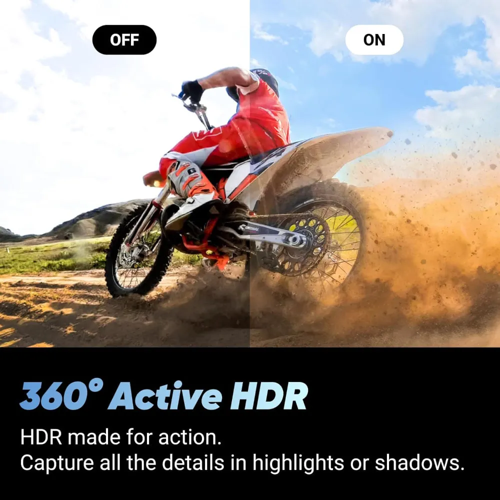 Insta360 X4 Motorcycle Bundle 8K 360-Degree Action Camera Waterproof