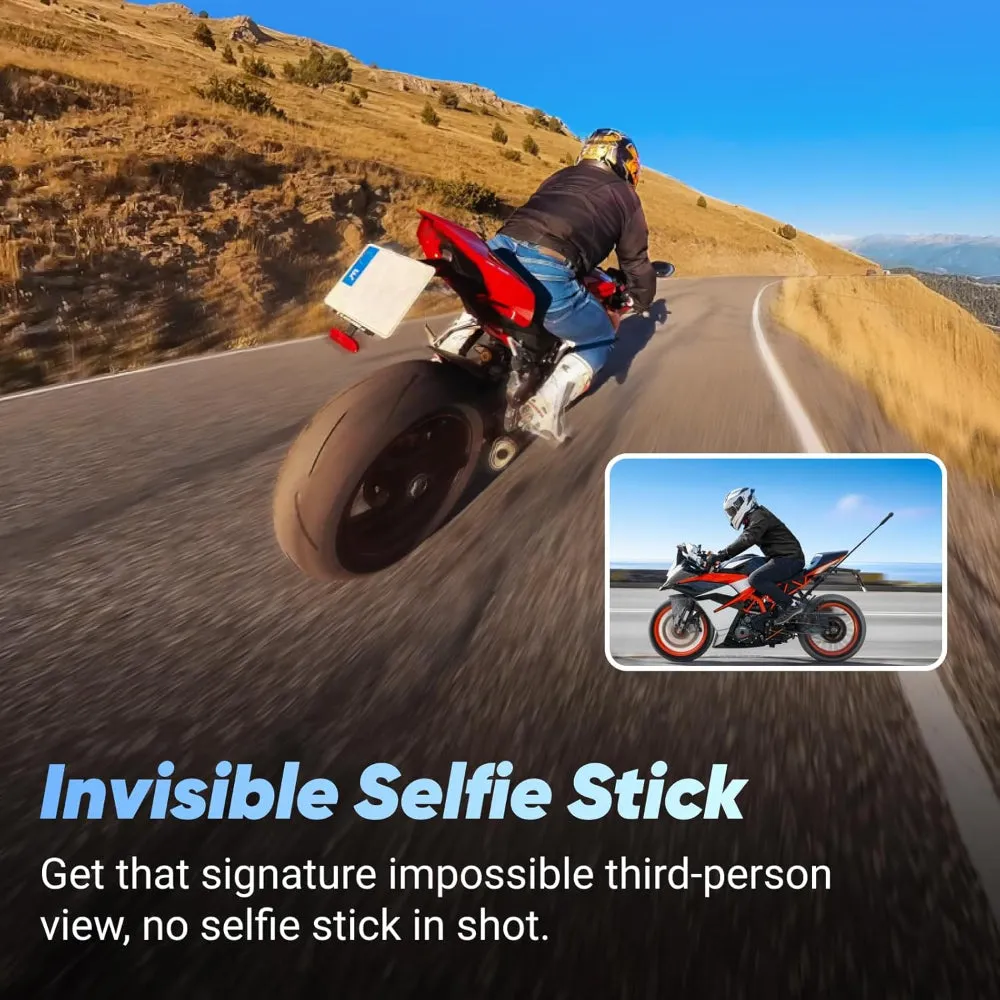 Insta360 X4 Motorcycle Bundle 8K 360-Degree Action Camera Waterproof
