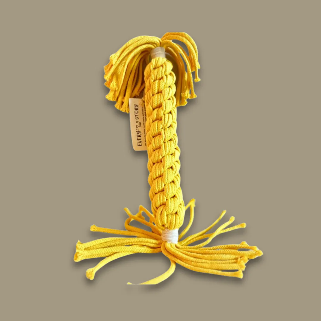 Jumbo Yellow Candy Rope Toy
