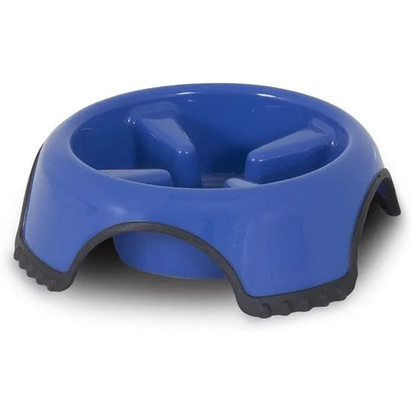JW Pet - Skid Stop Slow Feed Bowl