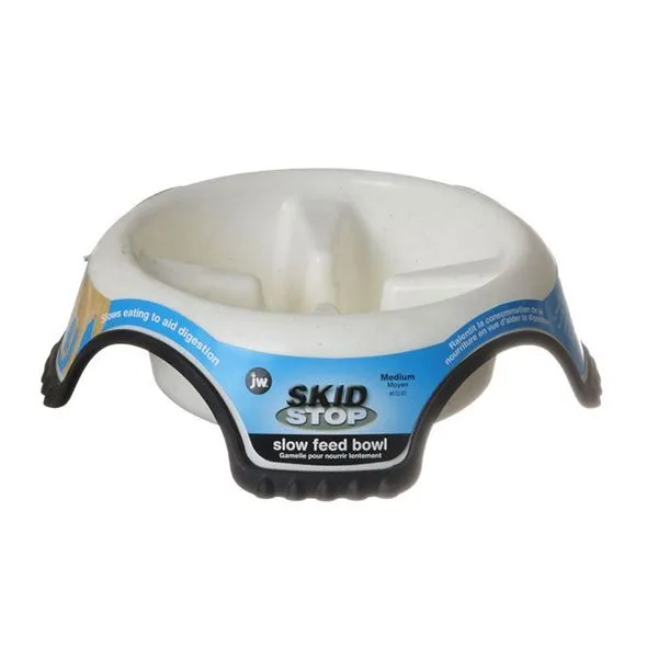 JW Pet - Skid Stop Slow Feed Bowl