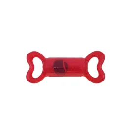KONG Jumbler Tugger Bone Red
