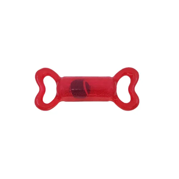 KONG Jumbler Tugger Bone Red