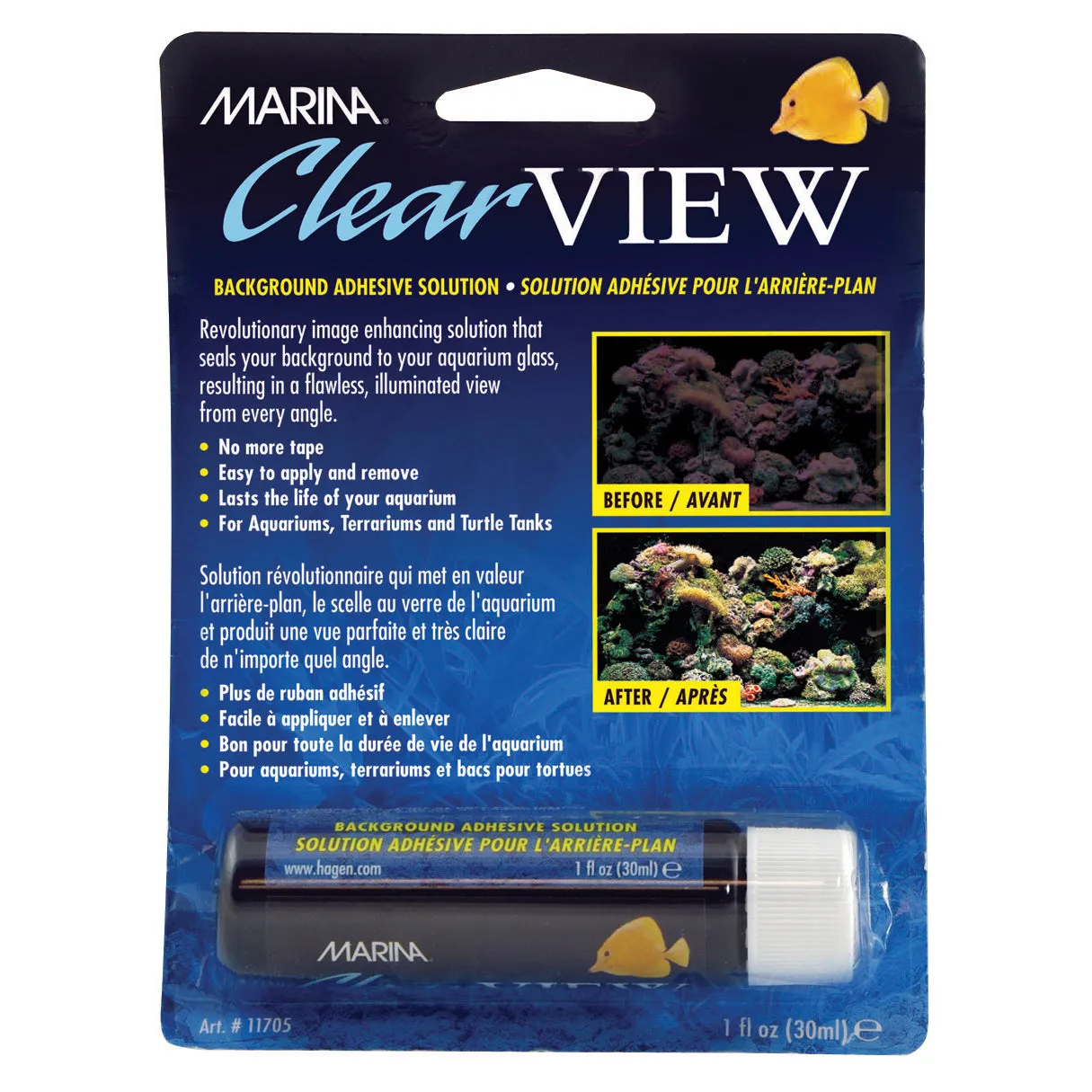 Marina Clear View Background Adhesive