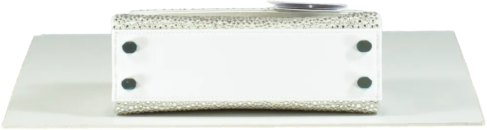 Marina Raphael Silver Crystal Micro Stella Bag