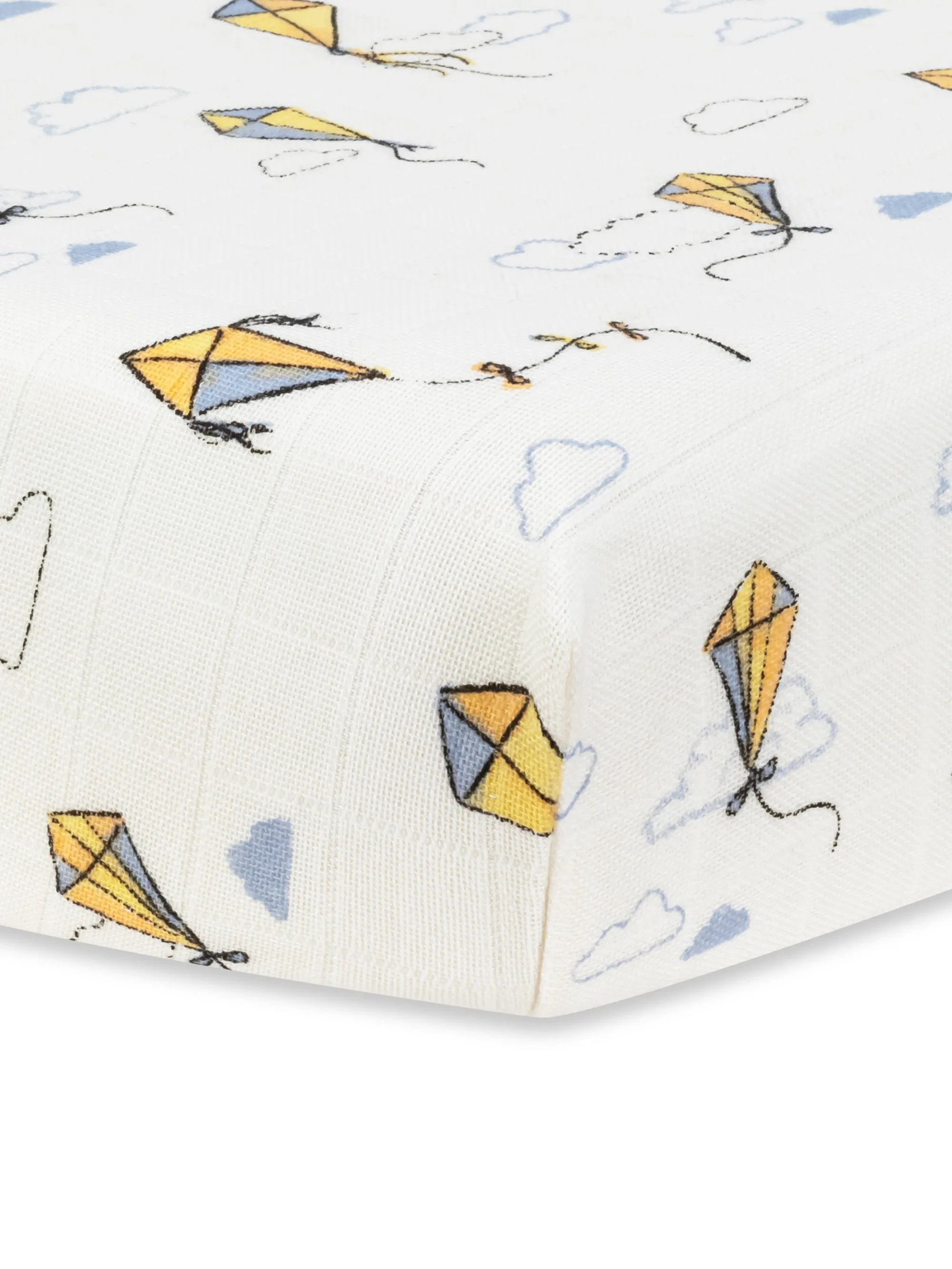 Muslin Playpen/Playard Sheet - Kites