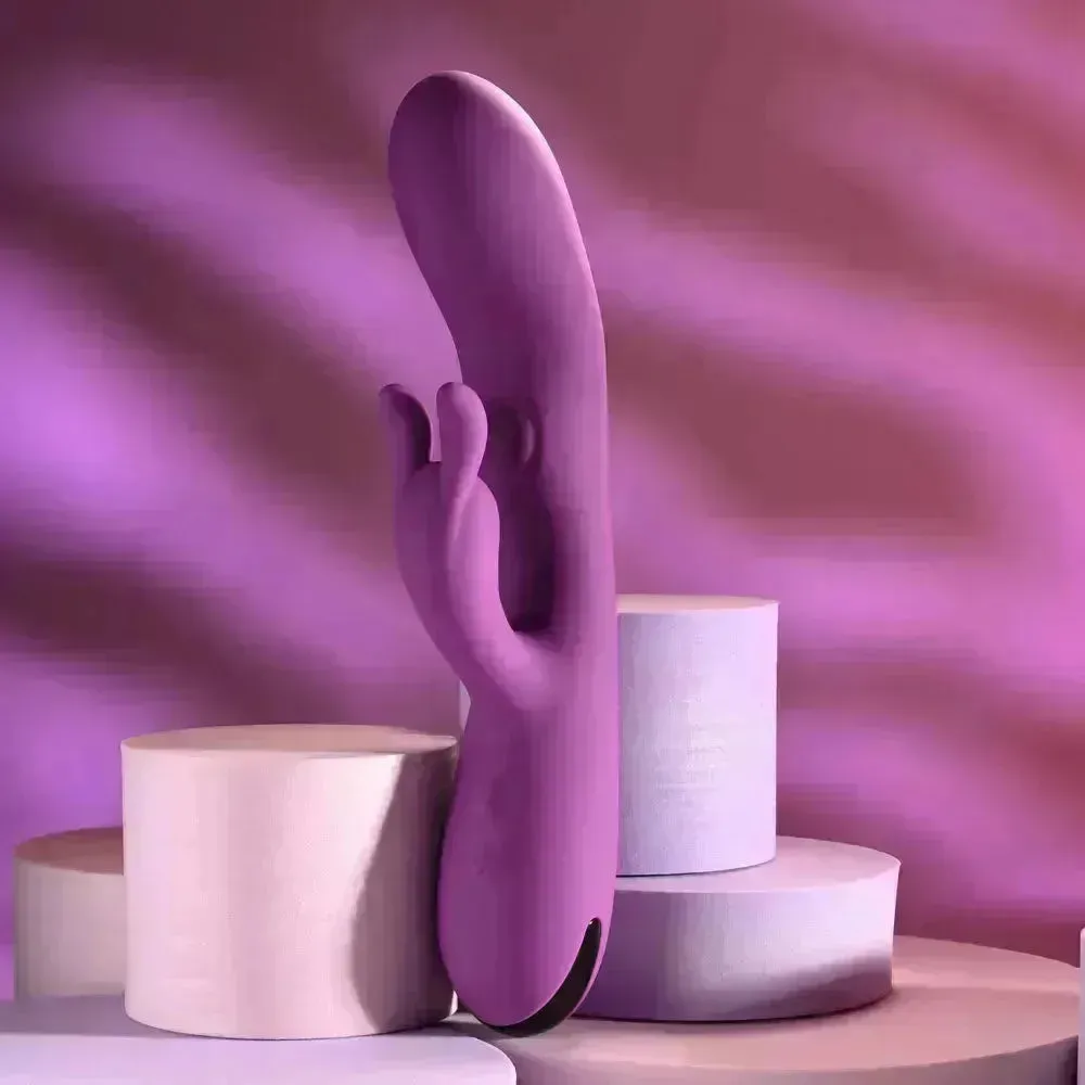 Playboy Pleasure BUSY BUNNY -  22.6 cm USB Rechargeable Rabbit Vibrator with Tapping Shaft