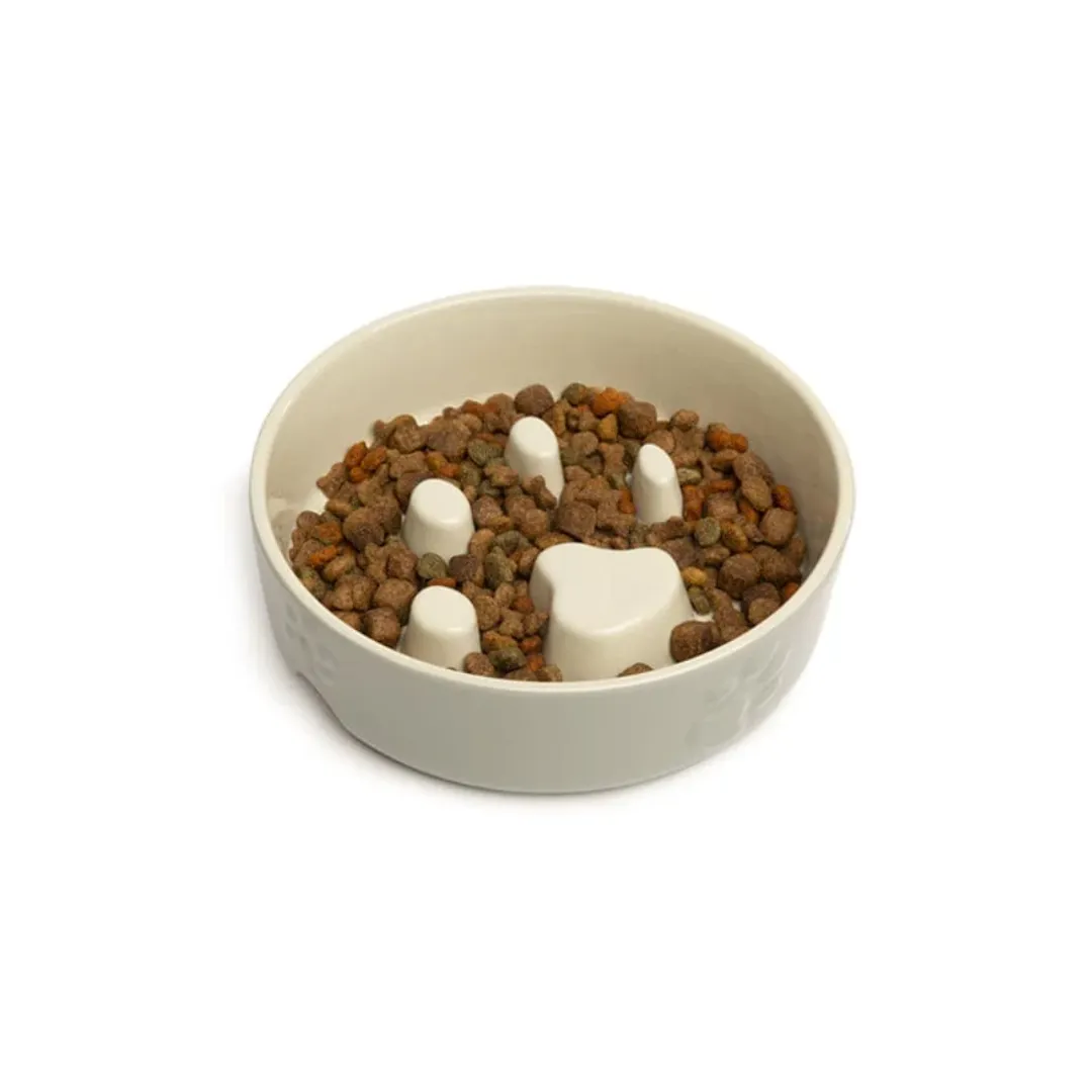 Scruffs Icon Ceramic Slow Feeder Bowl