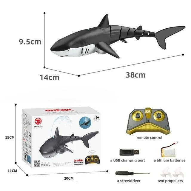 Smart Remote Control Water Spray Shark
