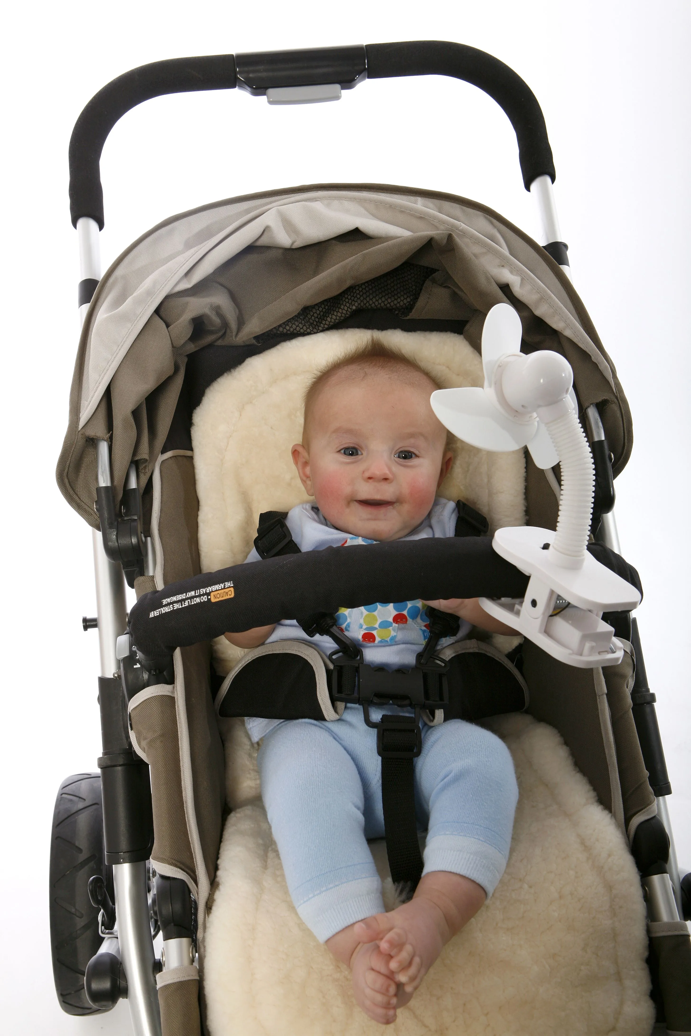 Stroller Fan White
