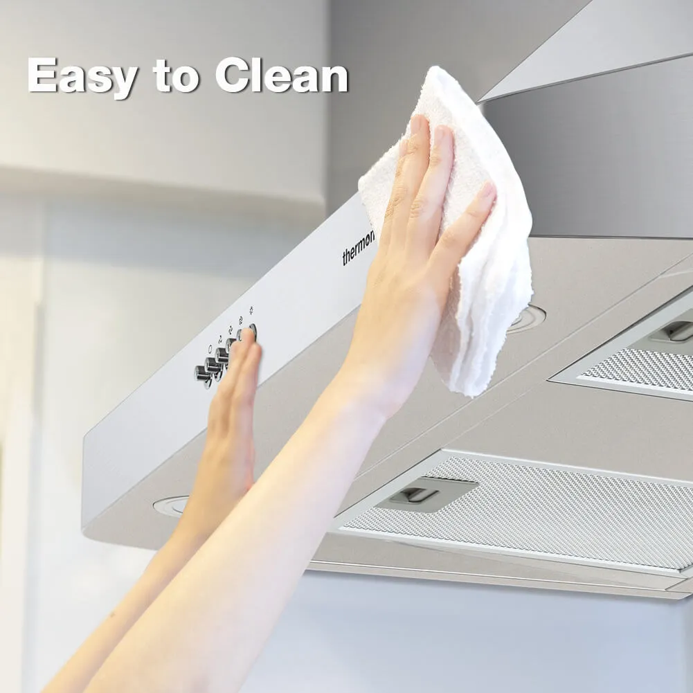 Thermomate 30'' Under Cabinet Range Hood - Silvery
