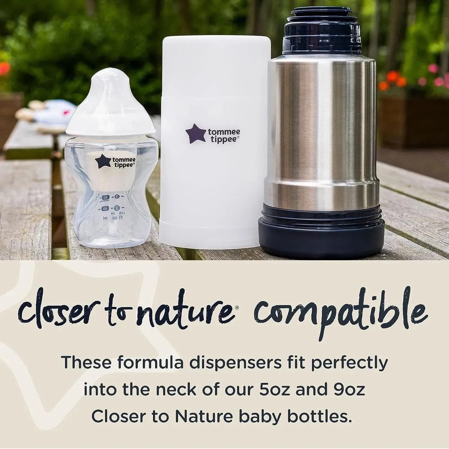 Tommee Tippee Closer to Nature Baby Bottle Formula Dispensers – 6 Count