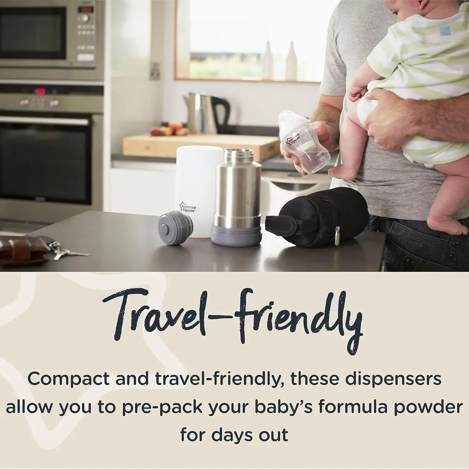 Tommee Tippee Closer to Nature Baby Bottle Formula Dispensers – 6 Count