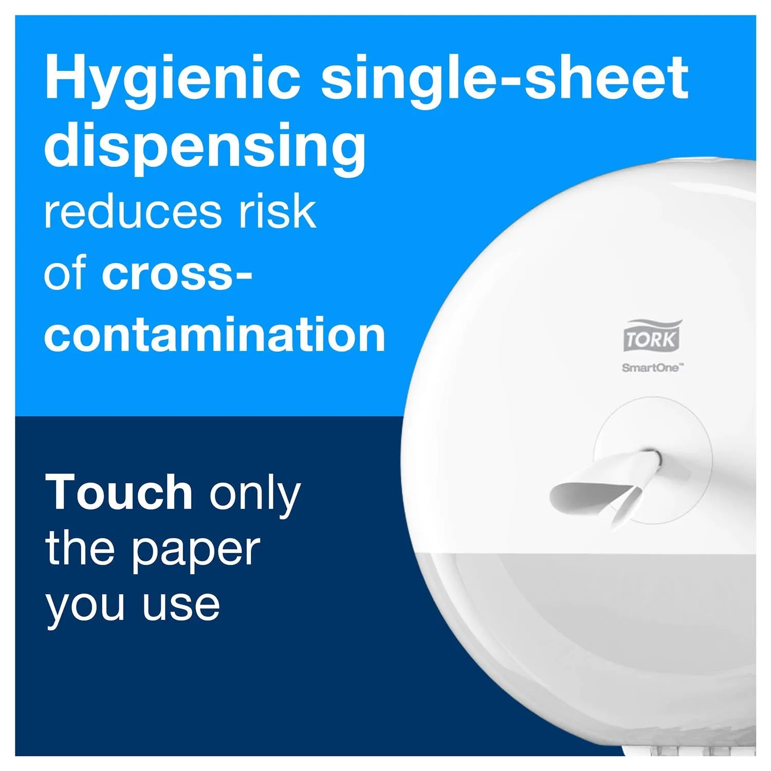 Tork SmartOne Toilet Roll Advanced 2Ply - 472242 -  Case of 6 x 1150 Sheets
