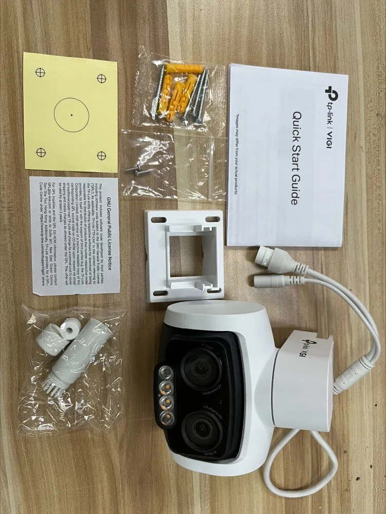 TP-Link VIGI 4MP C540V Outdoor Full-Color Dual-Lens Varifocal Pan Tilt Network Camera,Two-Way Audio, Smart Detection
