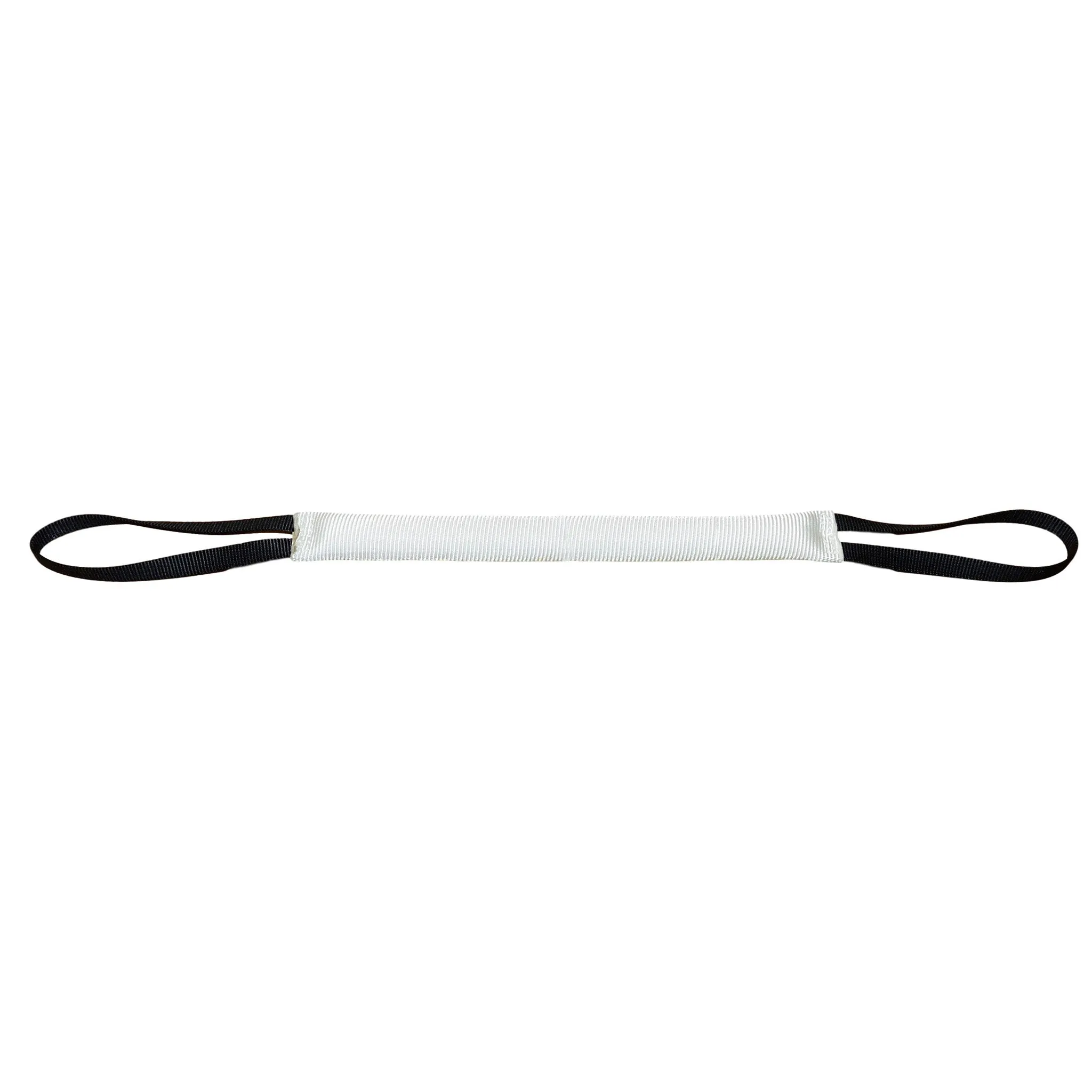 White Floating Fire Hose Tug Toy - 1.5" Wide