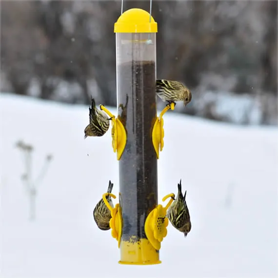 Yellow Select-A-Finch Tube Feeder