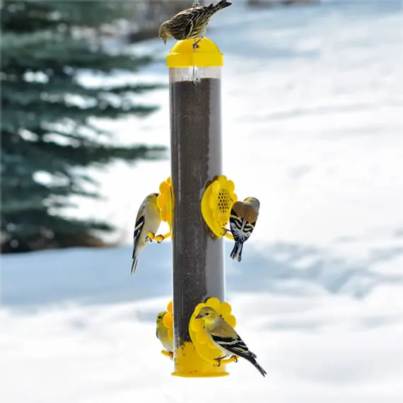 Yellow Select-A-Finch Tube Feeder