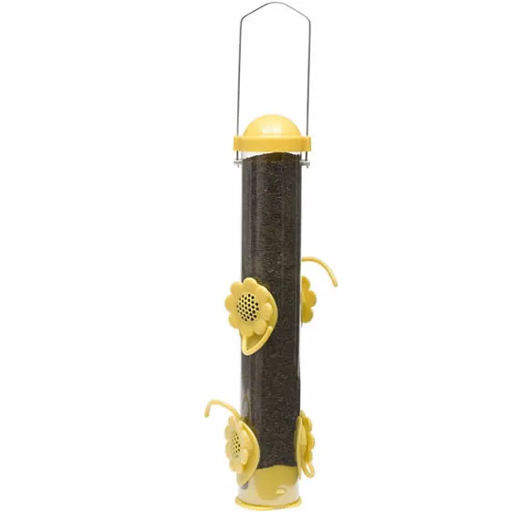 Yellow Select-A-Finch Tube Feeder